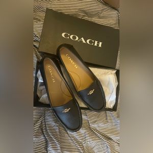 Coach Marley Leather Logo Slip-On Drive BRAND NEW comes in original Coach box